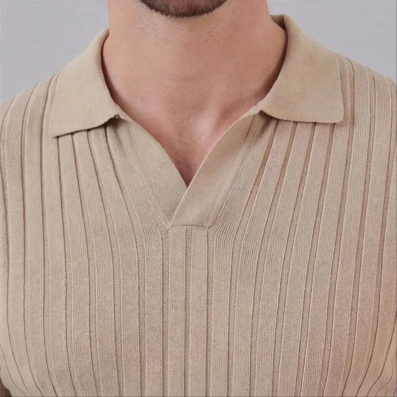 Haut polo sport | ensemble maille texturée