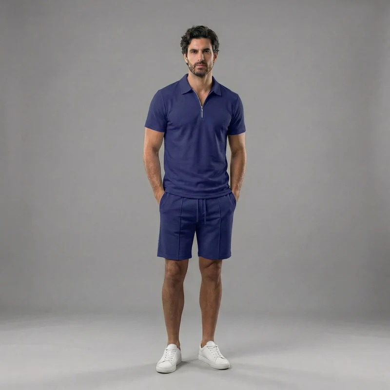 Polo short homme | ensemble maille été