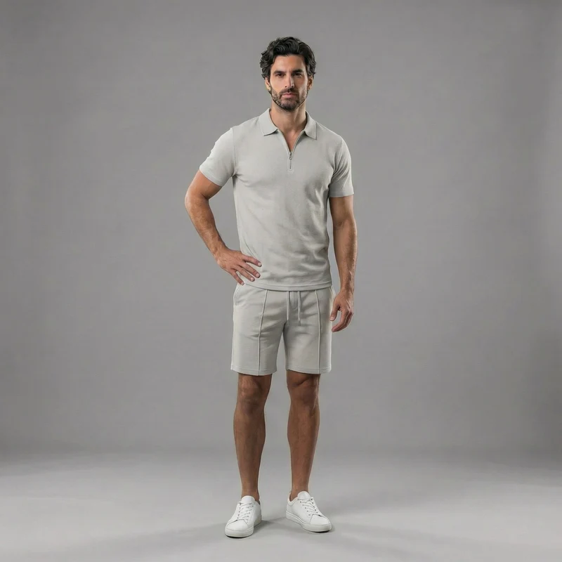 Polo short homme | ensemble maille été