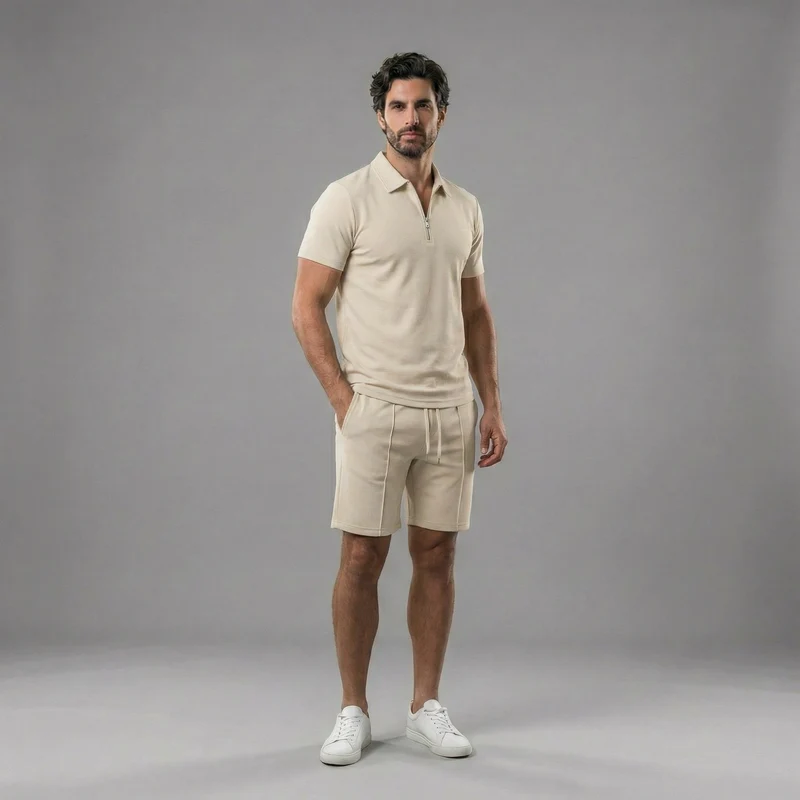 Polo short homme | ensemble maille été