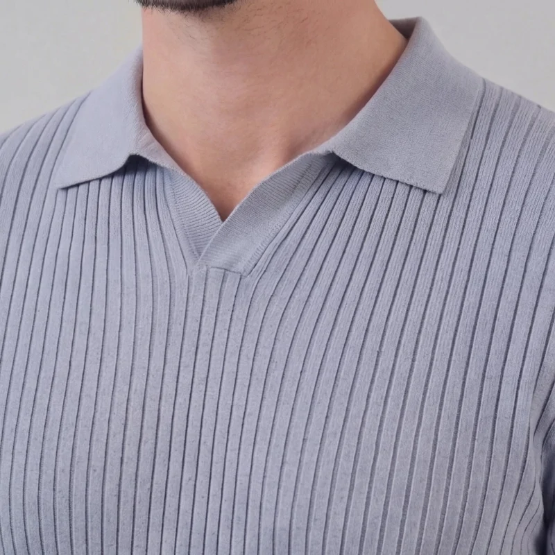 Haut polo homme | maille coton moderne