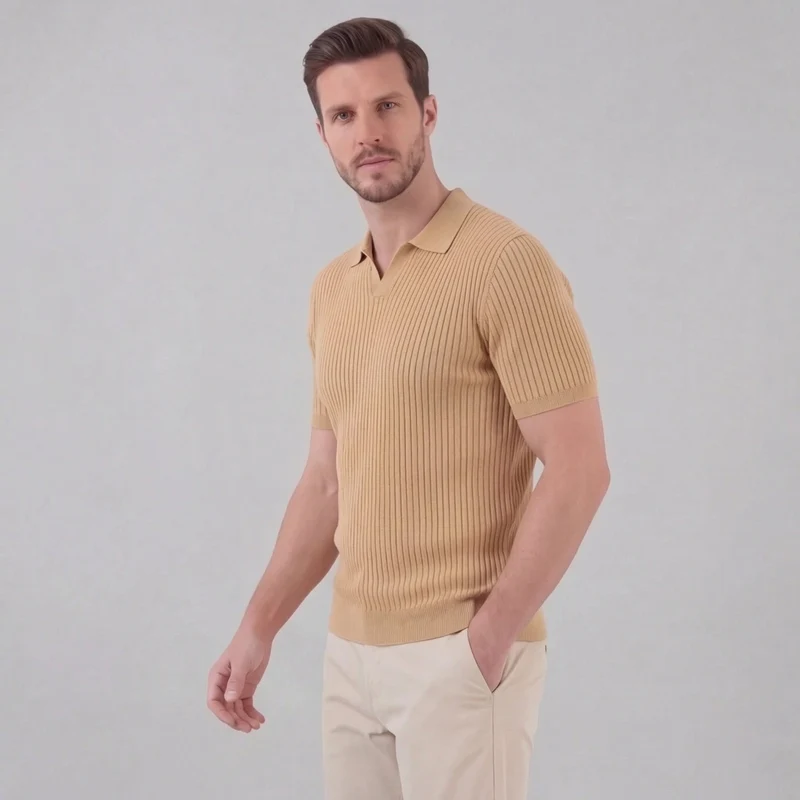 Haut polo homme | maille coton moderne