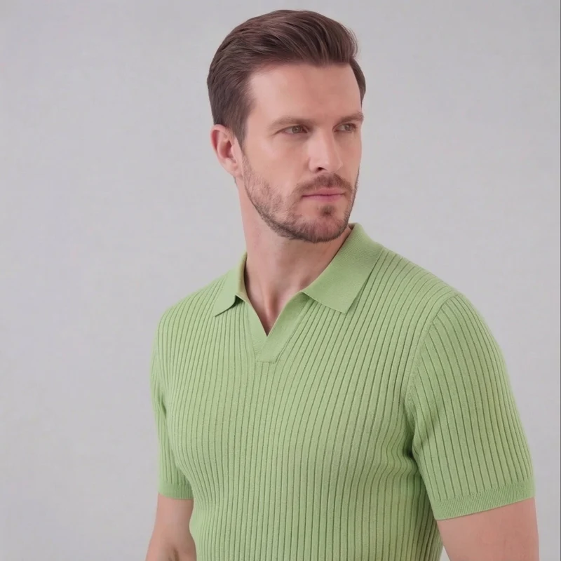 Haut polo homme | maille coton moderne