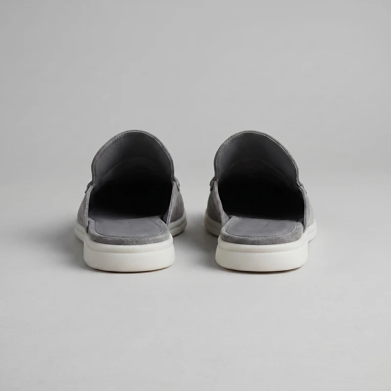 Chaussures mules homme | daim destalonné quotidien