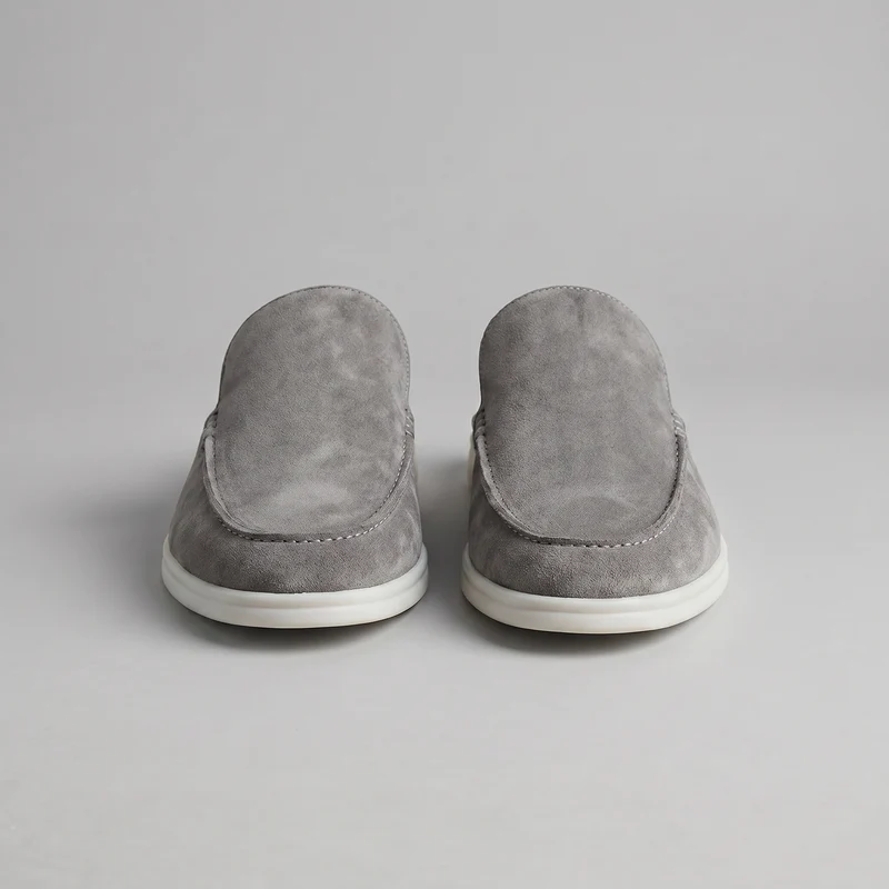 Chaussures mules homme | daim destalonné quotidien