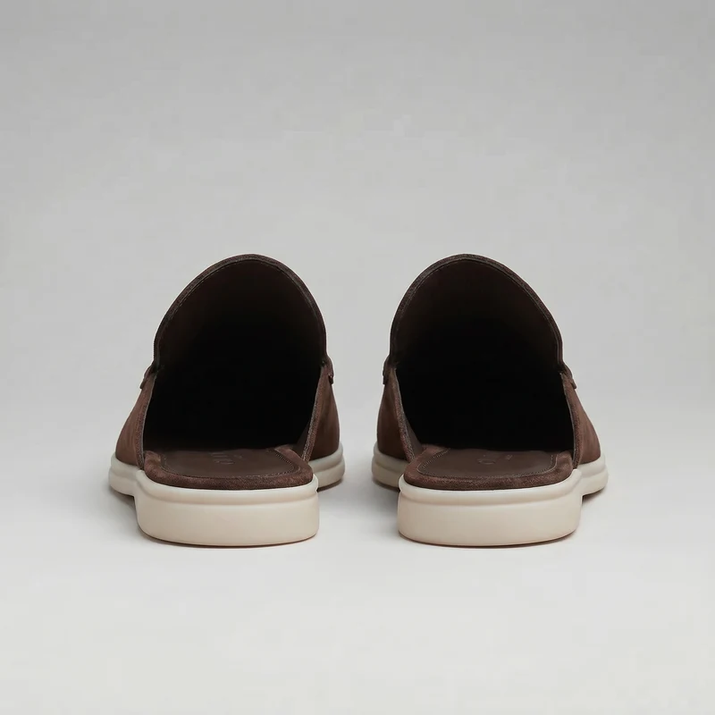 Chaussures mules homme | daim destalonné quotidien