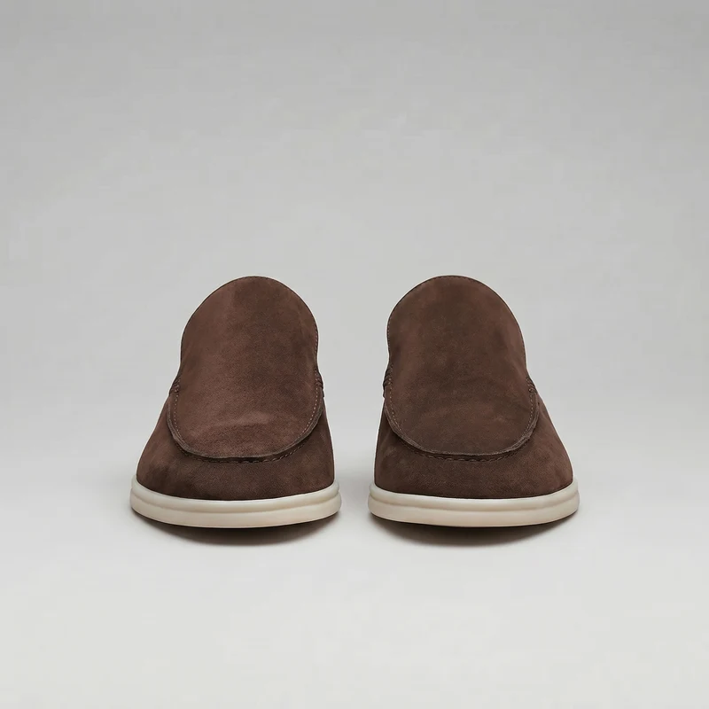 Chaussures mules homme | daim destalonné quotidien