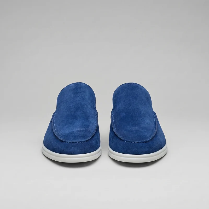 Chaussures mules homme | daim destalonné quotidien