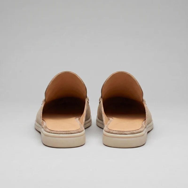 Chaussures mules homme | daim destalonné quotidien