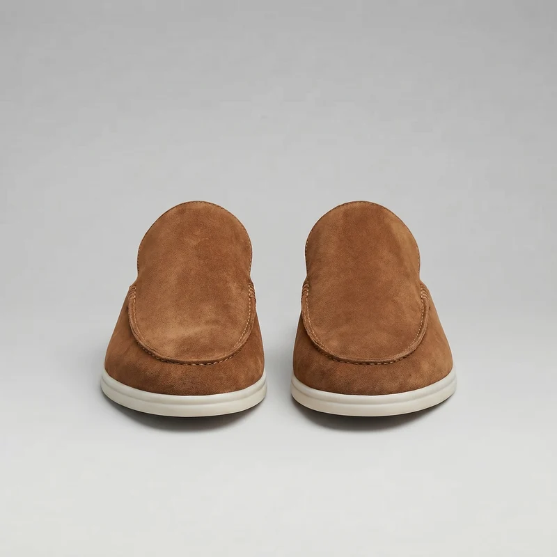 Chaussures mules homme | daim destalonné quotidien