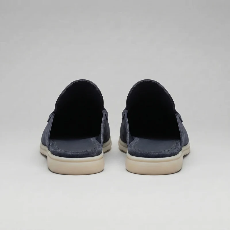 Chaussures mules homme | daim destalonné quotidien