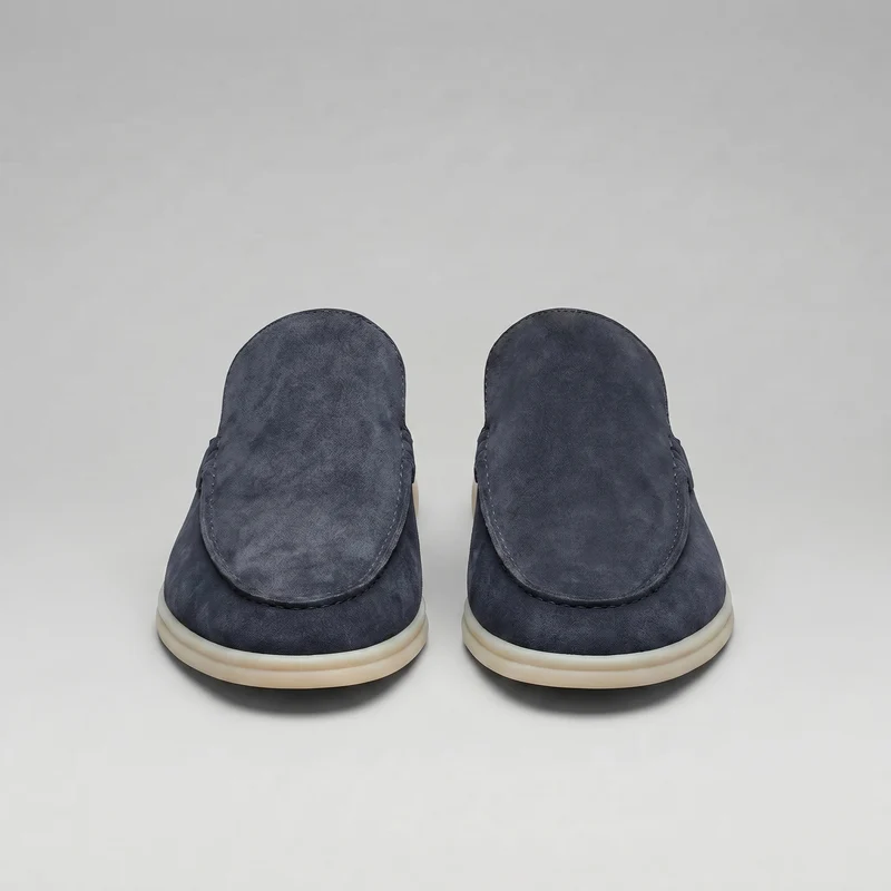 Chaussures mules homme | daim destalonné quotidien