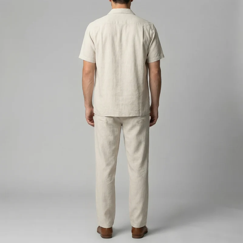 Pantalon slim lin | bas homme plage