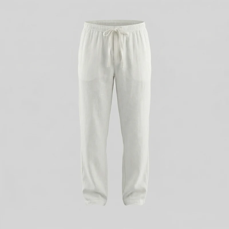 Pantalon slim lin | bas homme plage