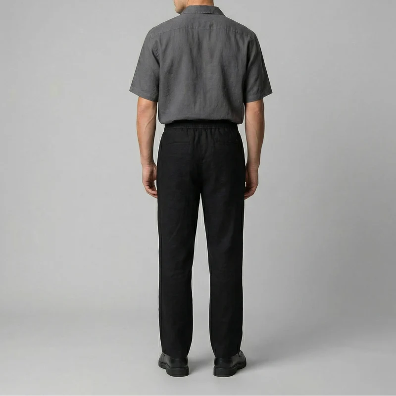 Pantalon slim lin | bas homme plage