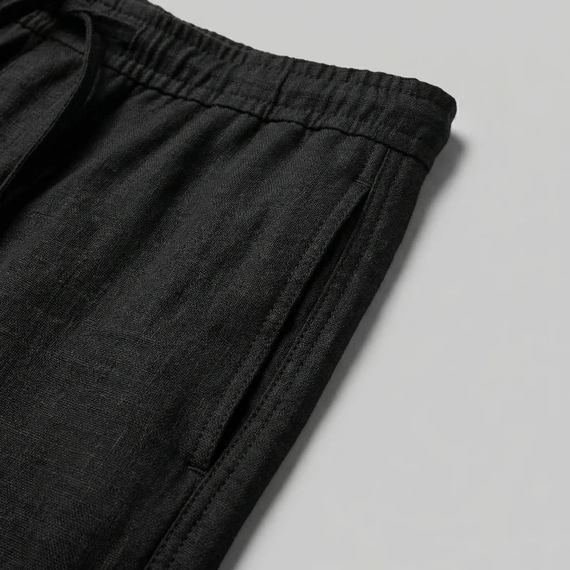 Pantalon slim lin | bas homme plage