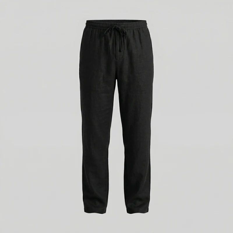 Pantalon slim lin | bas homme plage