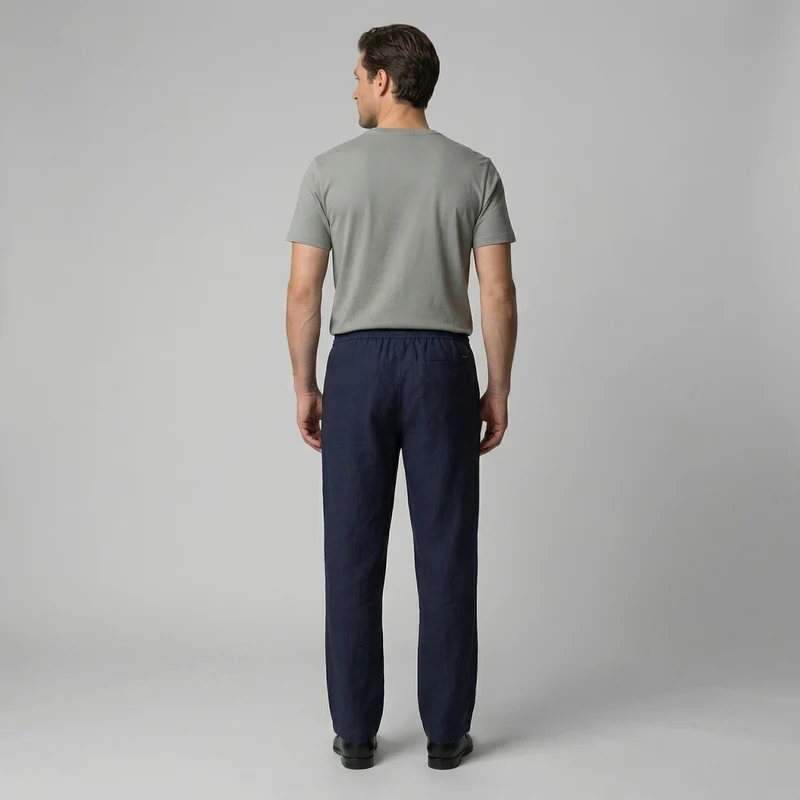 Pantalon slim lin | bas homme plage