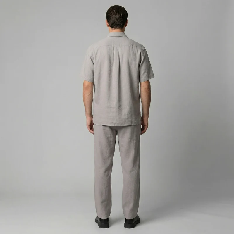 Pantalon slim lin | bas homme plage