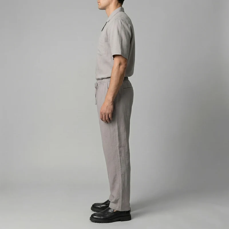 Pantalon slim lin | bas homme plage