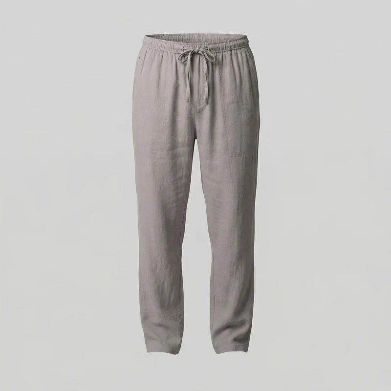 Pantalon slim lin | bas homme plage
