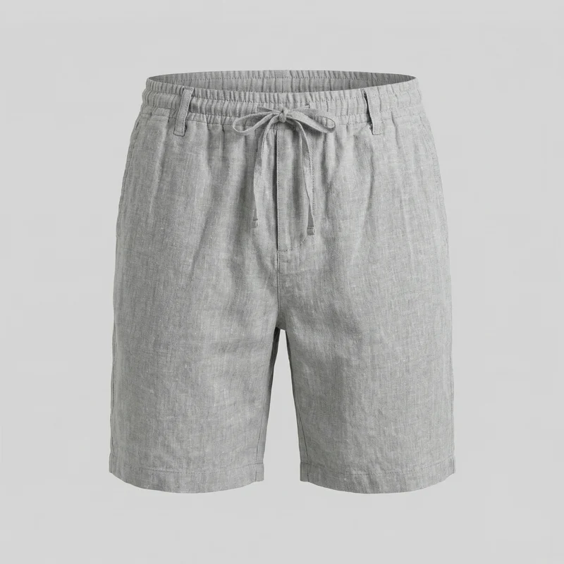 Bermudas lin homme | short plage quotidien