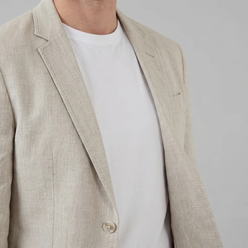 Veste lin homme | blazer élégant vacances