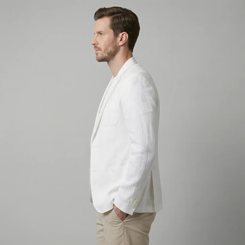Veste lin homme | blazer élégant vacances