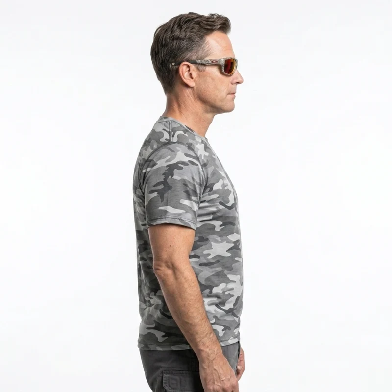 Lunettes de soleil sport — verres polarisés et monture camouflage