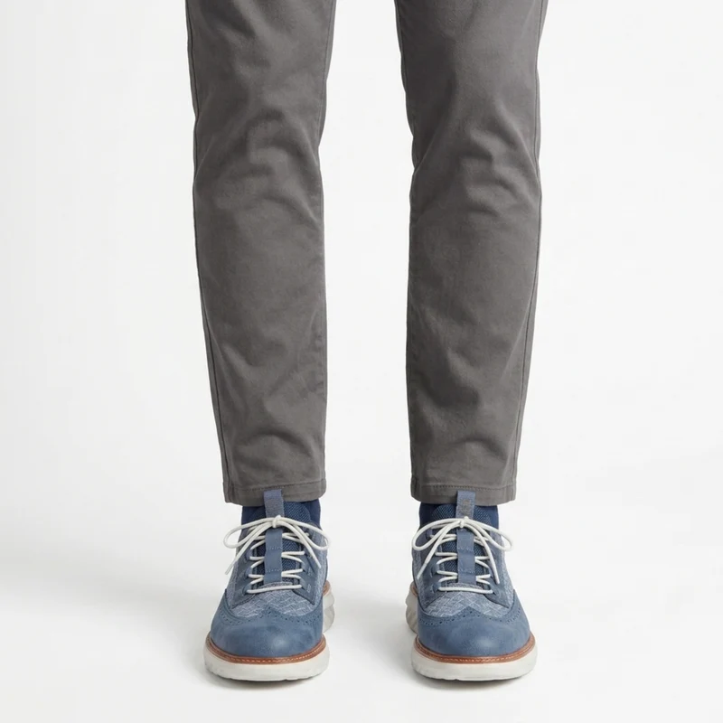 Sneakers cuir véritable — chaussures de marche confortables — loisirs