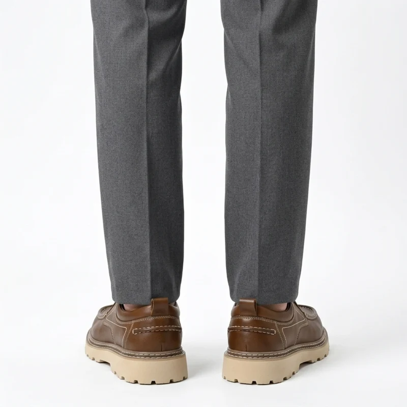 Chaussures cuir sans lacets — semelle robuste et flexible — quotidien