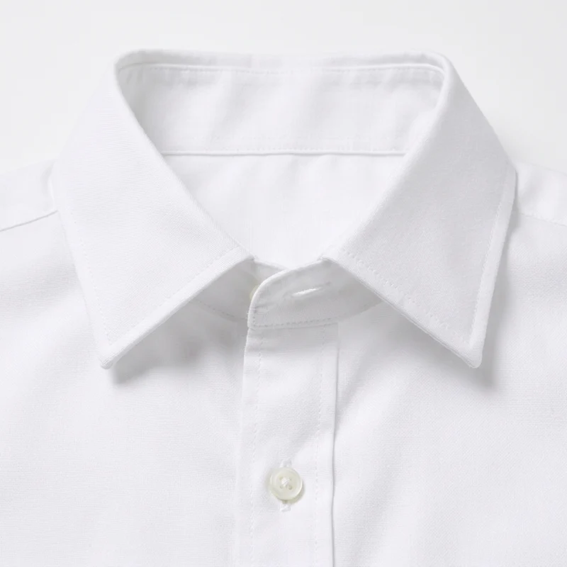 Chemise boutonnée homme — manches longues et col pointu — cérémonie