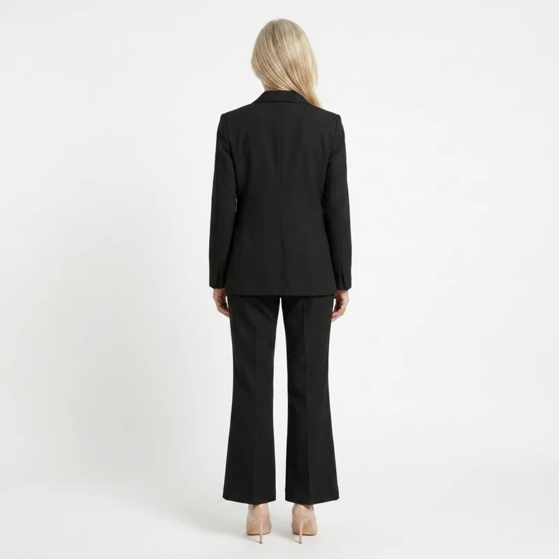 Costume femme veste et pantalon — coupe ajustée deux pièces — formel