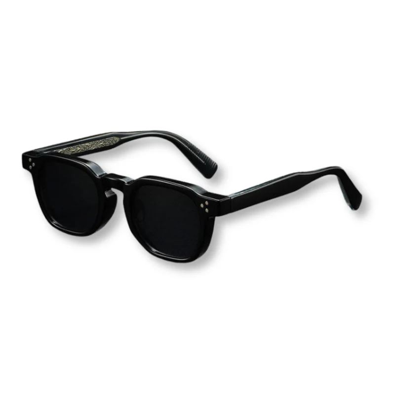 Lunettes de Soleil Polarisées Carrées avec Monture en Polycarbonate et Protection UV400