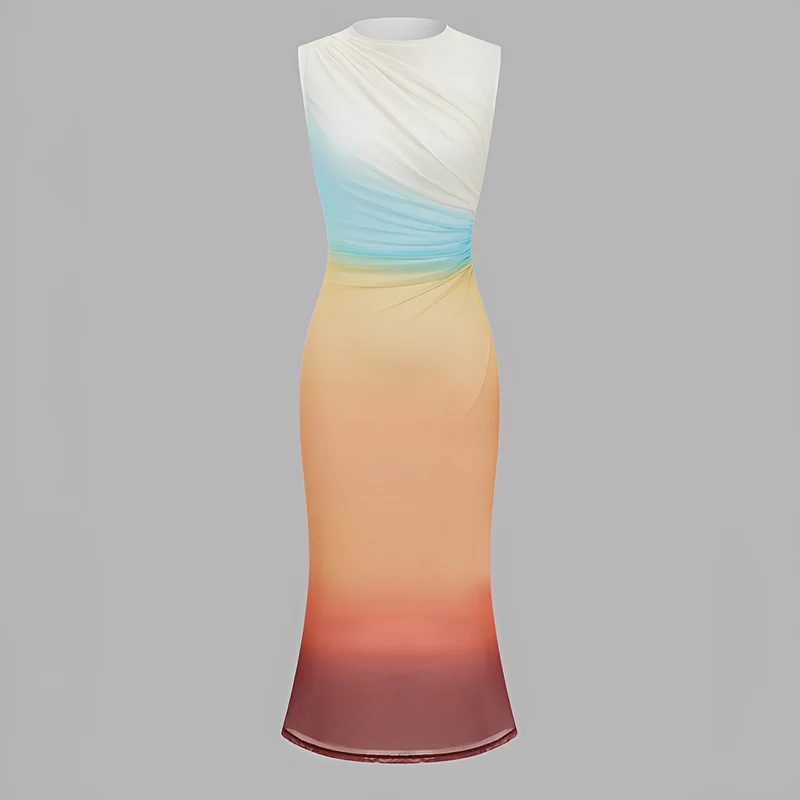 Anjanet - Robe longue chic avec dos nu