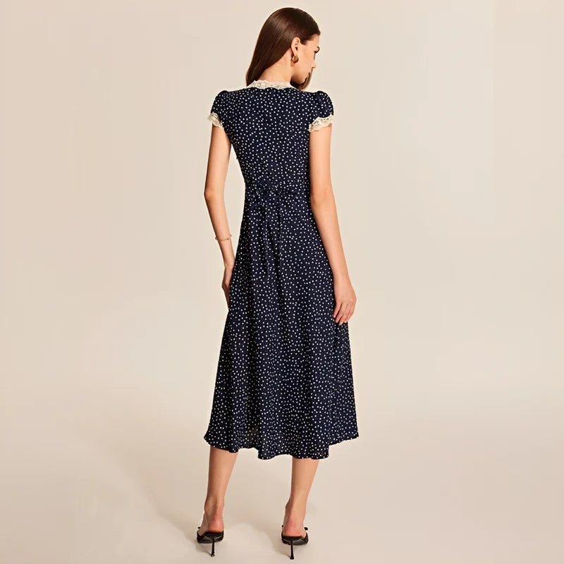Janette - Robe à la mode avec dentelle