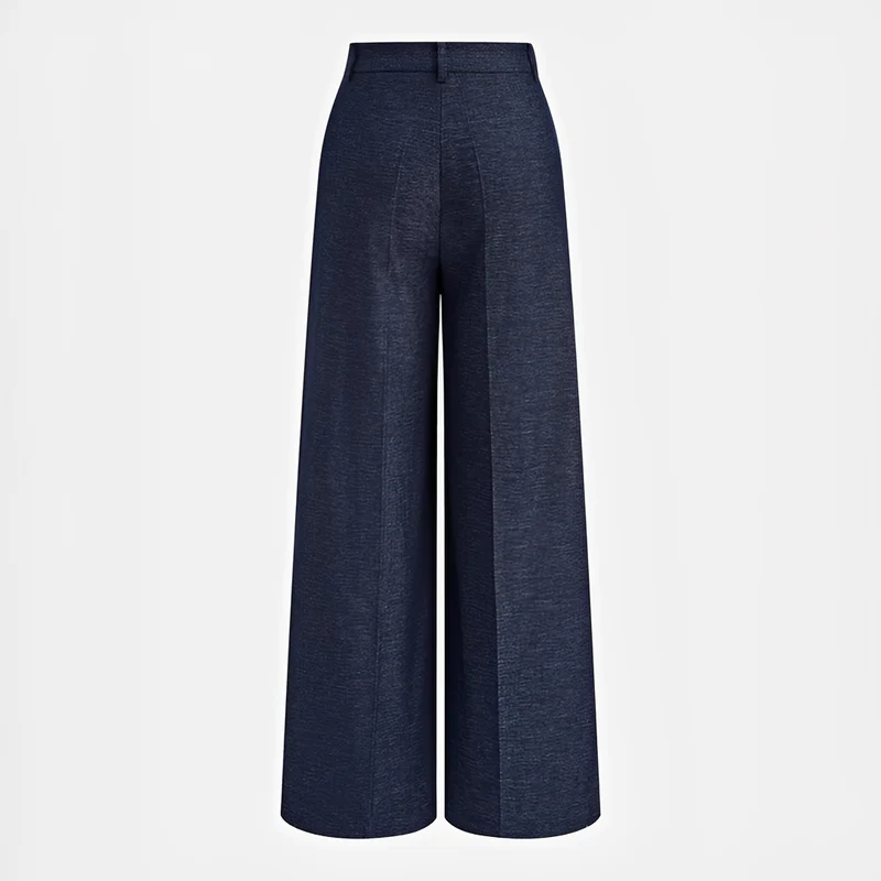 Leilani - Pantalon ample et asymétrique