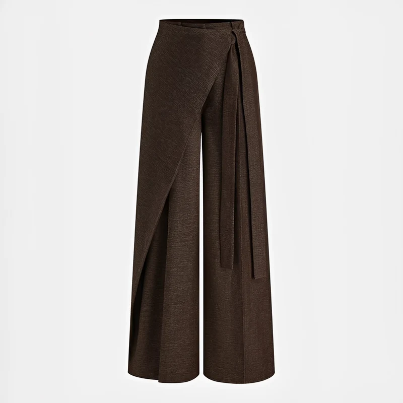 Leilani - Pantalon ample et asymétrique