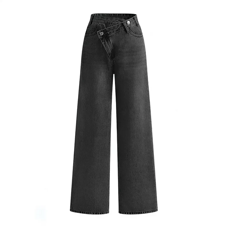 Jolina - Pantalon avec taille asymétrique