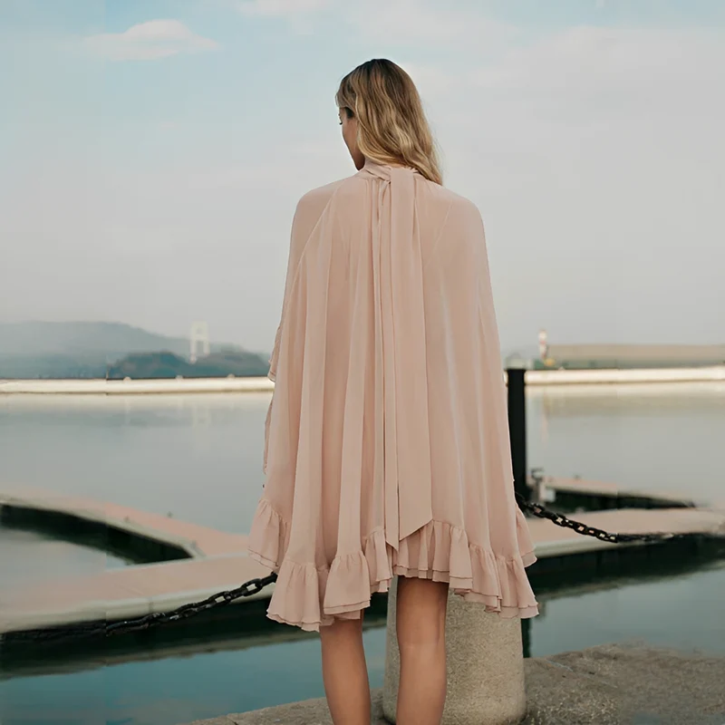 Zhuchin - Robe élégante avec volants