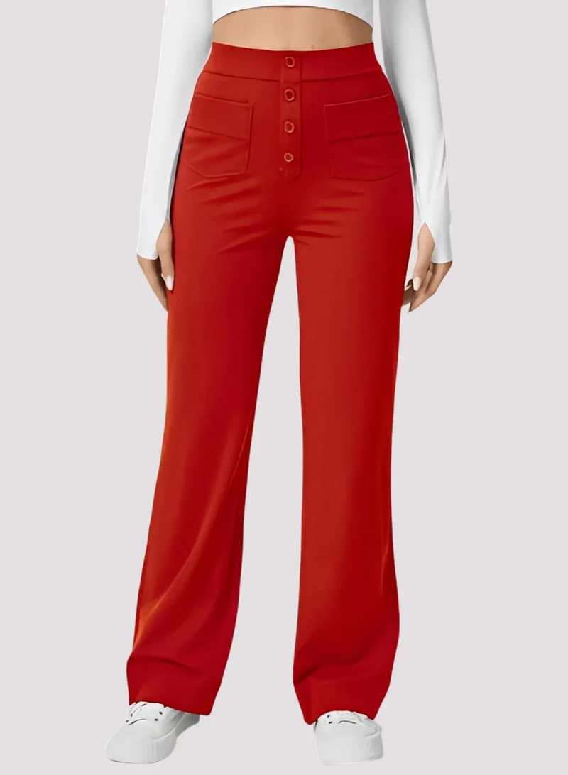 Tianna - Pantalon taille haute élégant