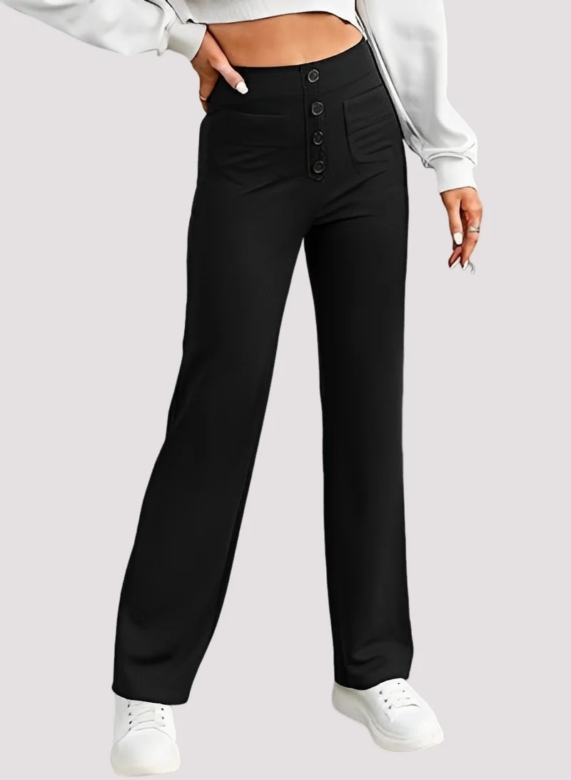 Tianna - Pantalon taille haute élégant