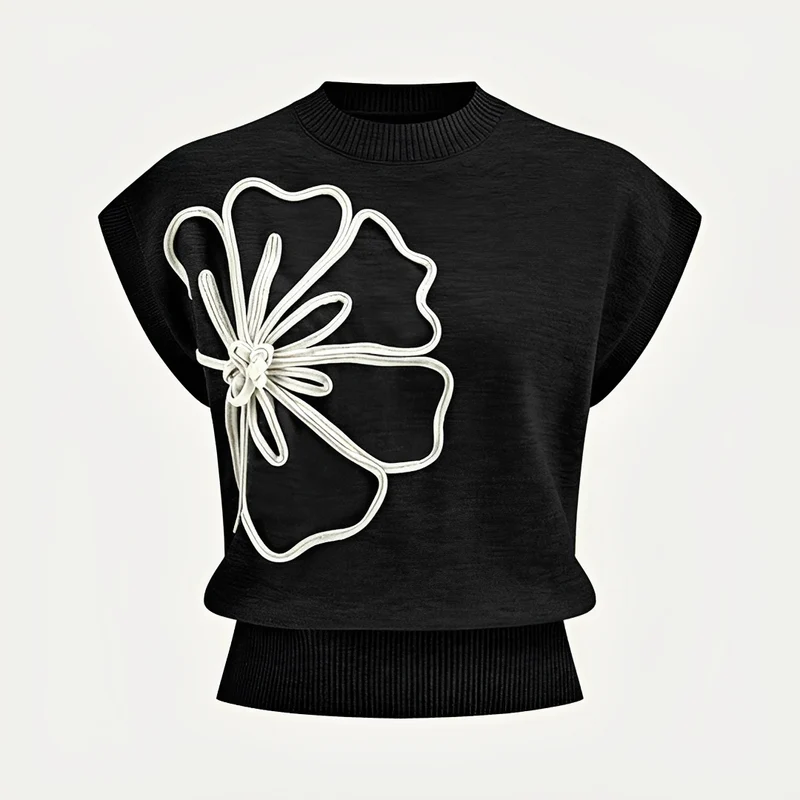 Jocelyn - Haut décontracté avec motif floral