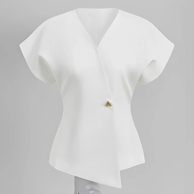 Ariella - Blouse chic à col en V