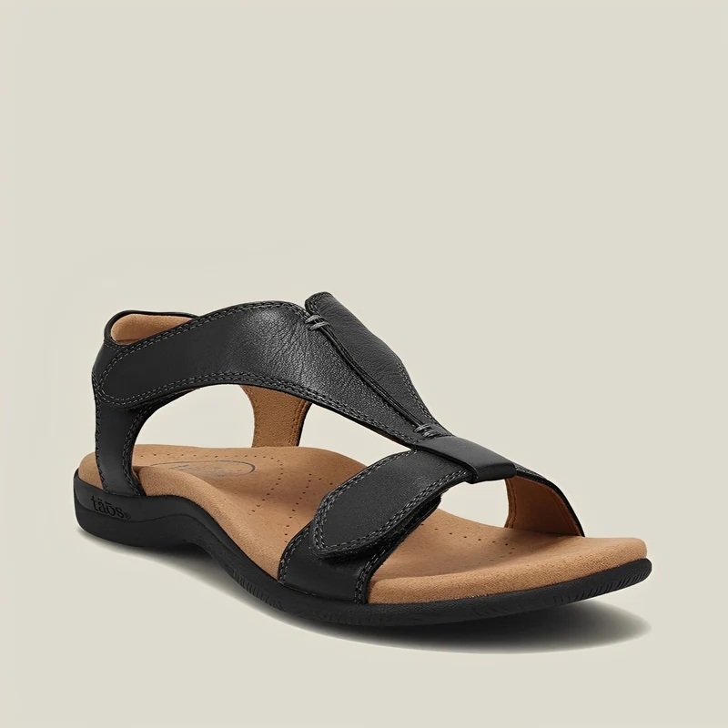 Sharon - Sandales à plateforme avec sangle Velcro