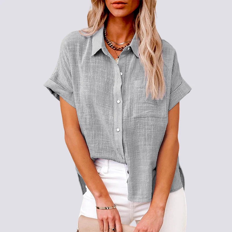 Nicole - Blouse à manches courtes avec poche