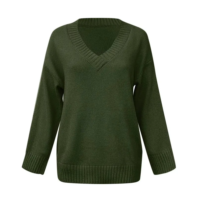 Sophie Paris | Pull surdimensionné douillet à col en V