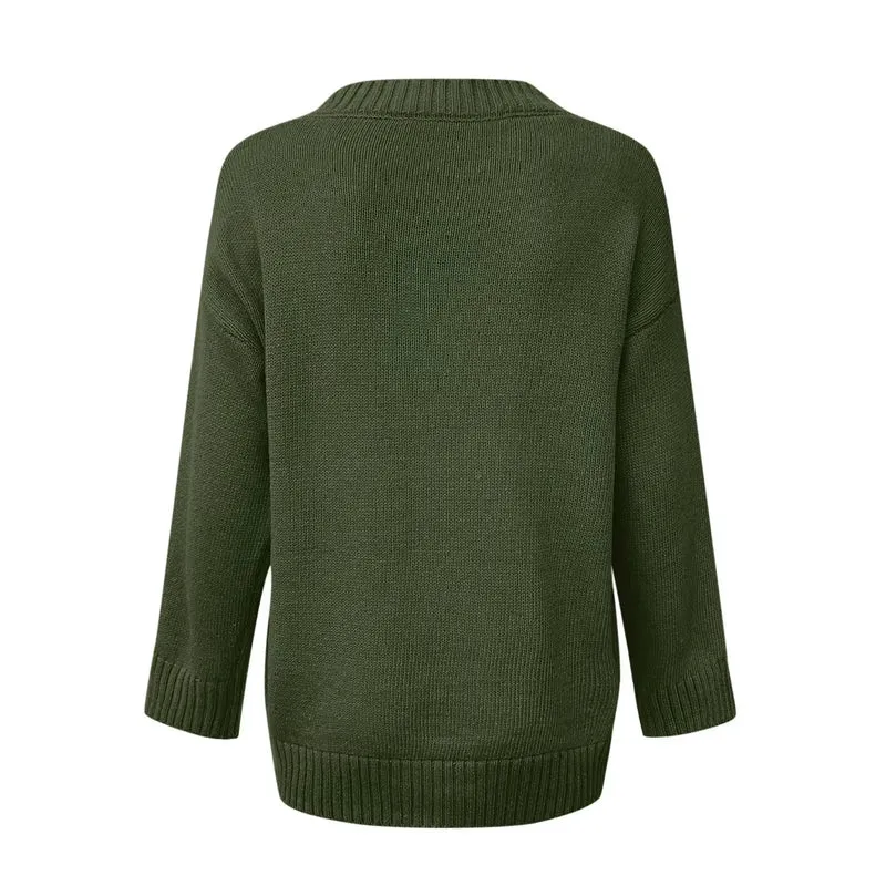 Sophie Paris | Pull surdimensionné douillet à col en V
