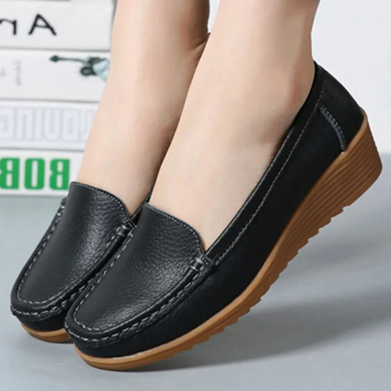 Sophie Paris I Chaussures de Bureau Confortables avec Semelle Compensée