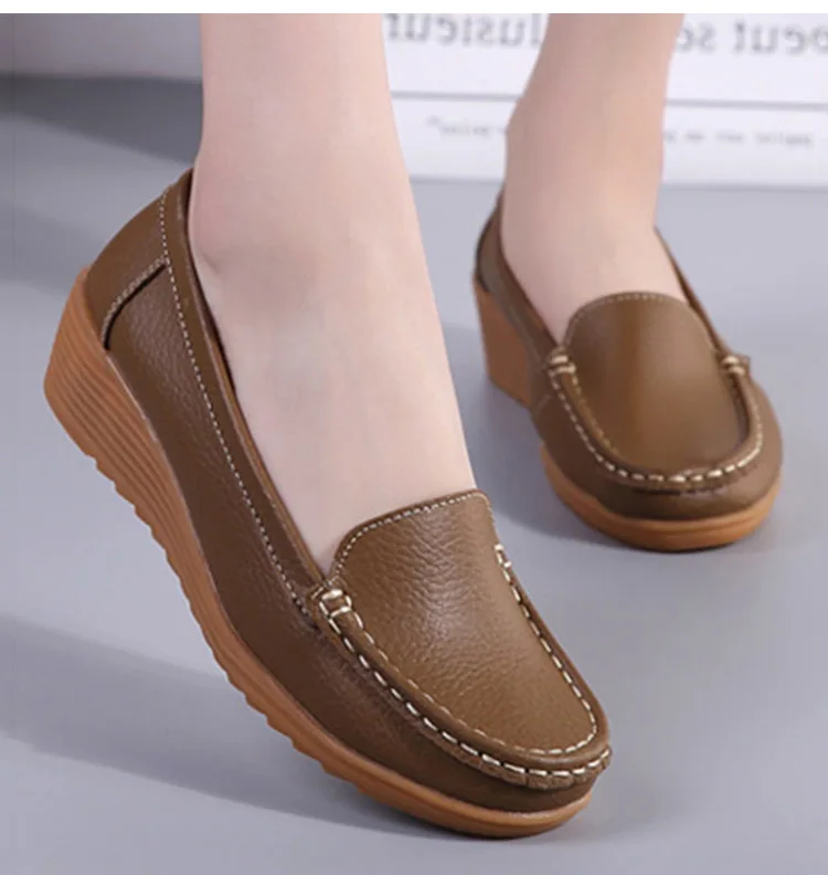 Sophie Paris I Chaussures de Bureau Confortables avec Semelle Compensée